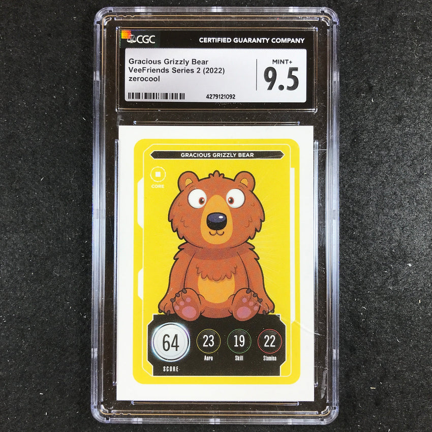 VeeFriends Series 2 Gary Vee Owned GRACIOUS GRIZZLY BEAR Core CGC 9.5 (092)