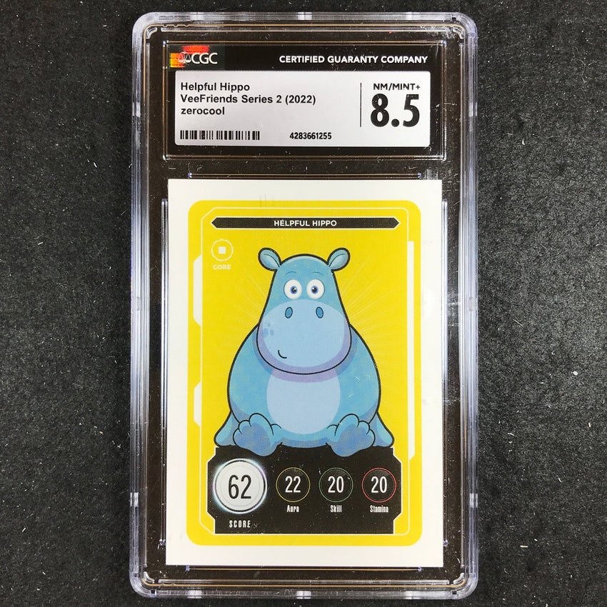 VeeFriends Series 2 Gary Vee Owned HELPFUL HIPPO Core CGC 8.5 (255)