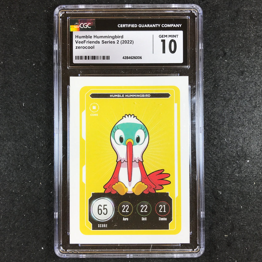 VeeFriends Series 2 Gary Vee Owned HUMBLE HUMMINGBIRD Core CGC 10 (006)