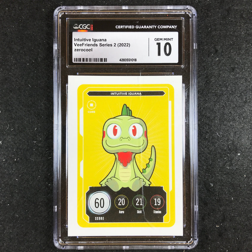 VeeFriends Series 2 Gary Vee Owned INTUITIVE IGUANA Core CGC 10 (018)