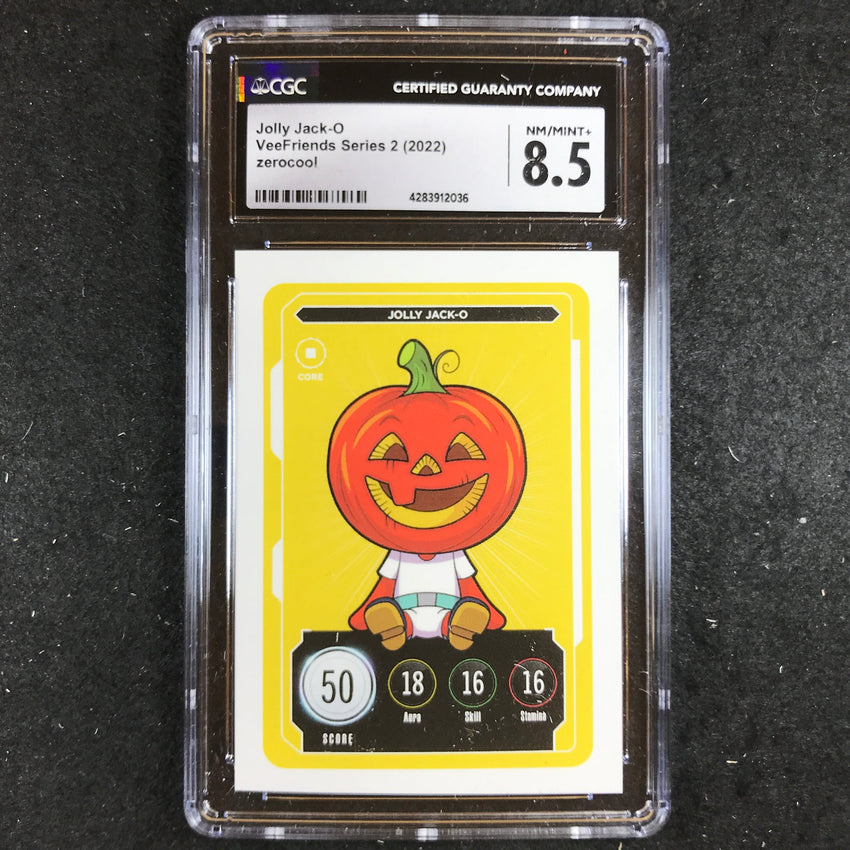 VeeFriends Series 2 Gary Vee Owned JOLLY JACK-O Core CGC 8.5 (036)