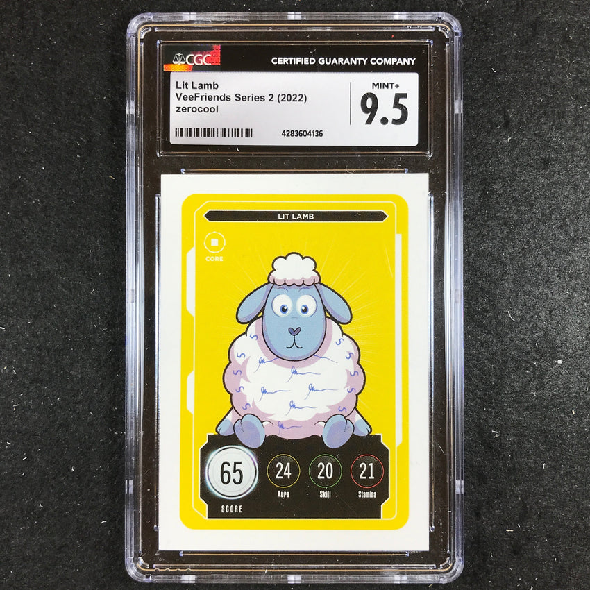 VeeFriends Series 2 Gary Vee Owned LIT LAMB Core CGC 9.5 (136)