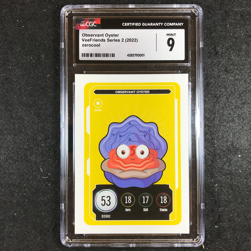 VeeFriends Series 2 Gary Vee Owned OBSERVANT OYSTER Core CGC 9 (001)