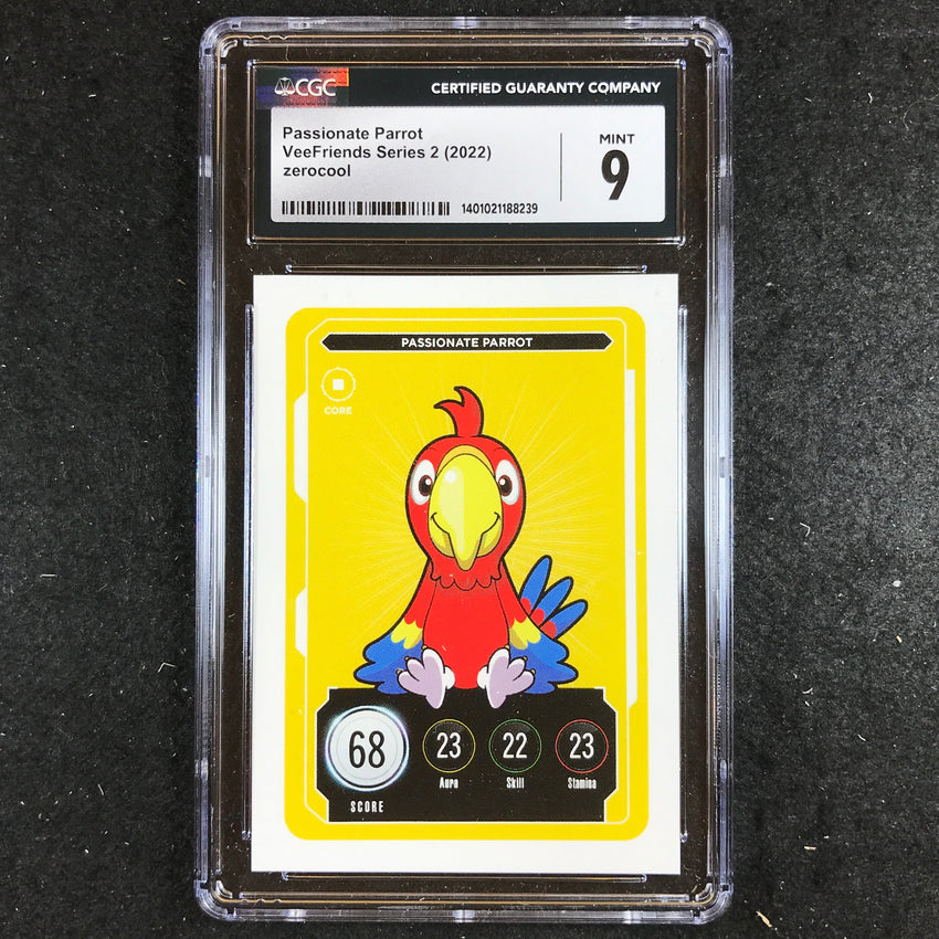 VeeFriends Series 2 PASSIONATE PARROT Core CGC 9 (239)