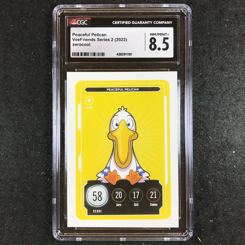VeeFriends Series 2 Gary Vee Owned PEACEFUL PELICAN Core CGC 8.5 (181)