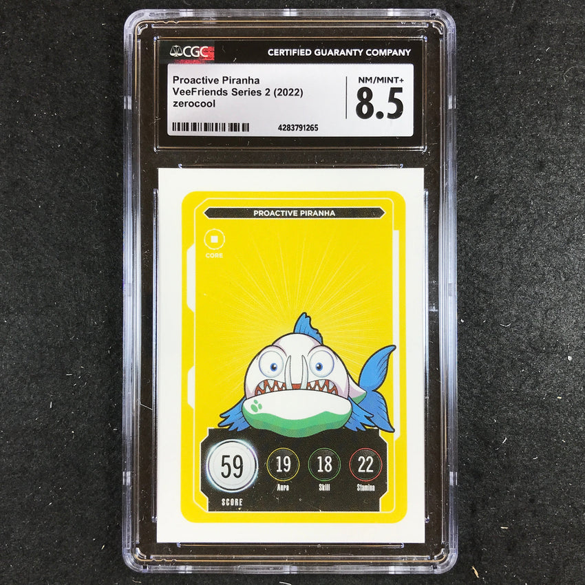 VeeFriends Series 2 Gary Vee Owned PROACTIVE PIRANHA Core CGC 8.5 (265)