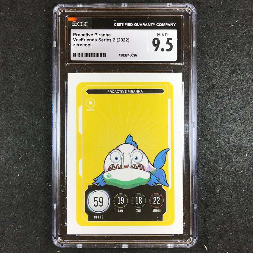 VeeFriends Series 2 Gary Vee Owned PROACTIVE PIRANHA Core CGC 9.5 (096)