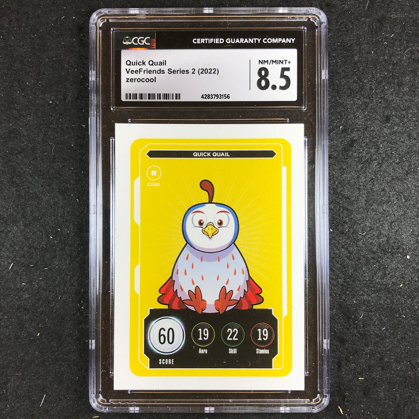 VeeFriends Series 2 Gary Vee Owned QUICK QUAIL Core CGC 8.5 (156)