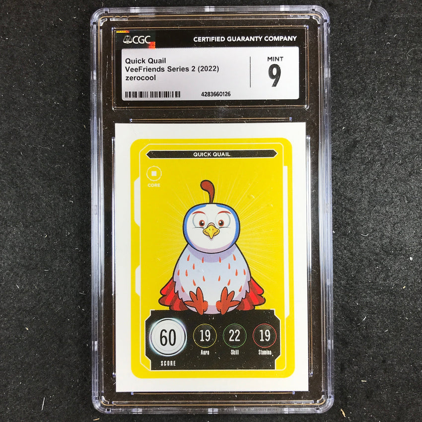 VeeFriends Series 2 Gary Vee Owned QUICK QUAIL Core CGC 9 (126)