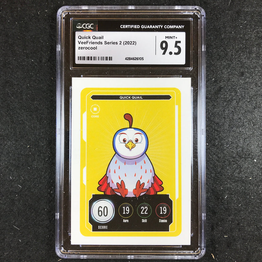VeeFriends Series 2 Gary Vee Owned QUICK QUAIL Core CGC 9.5 (105)