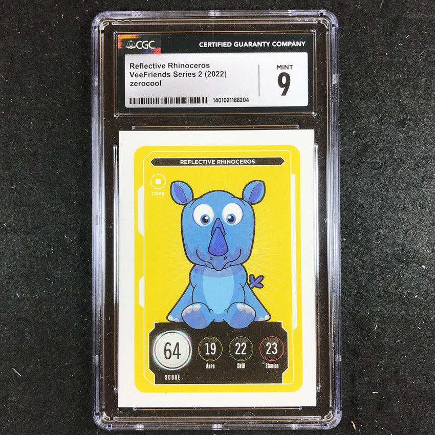 VeeFriends Series 2 REFLECTIVE RHINOCEROS Core CGC 9 (204)