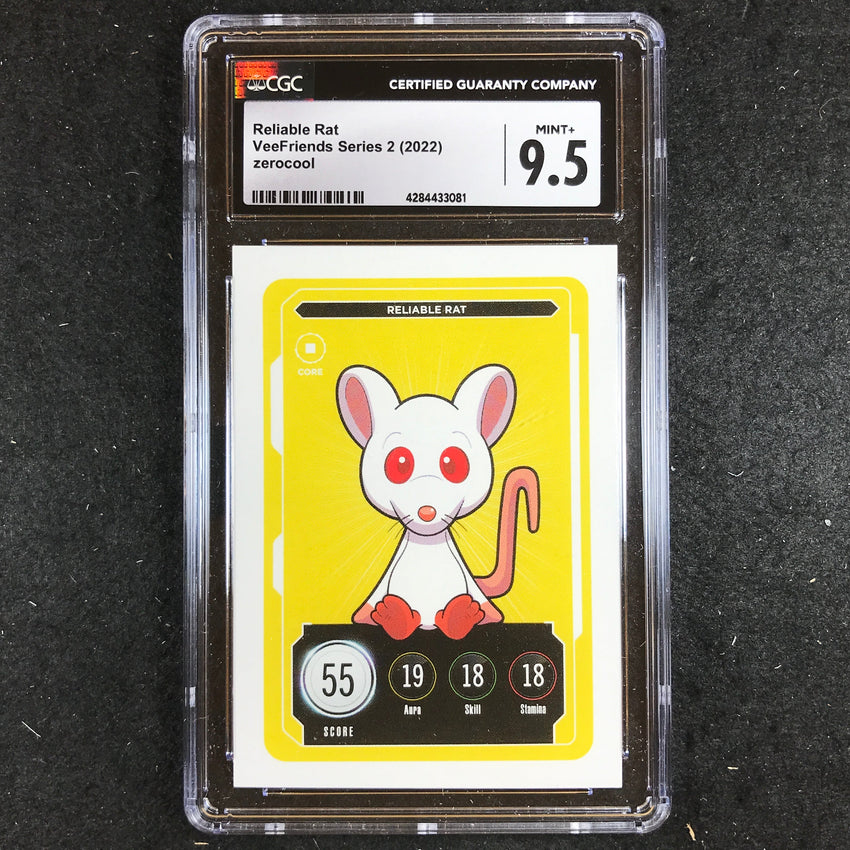 VeeFriends Series 2 Gary Vee Owned RELIABLE RAT Core CGC 9.5 (081)