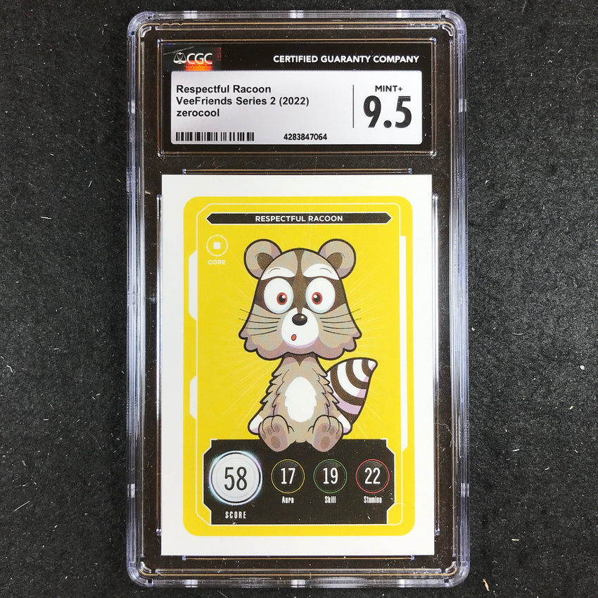 VeeFriends Series 2 Gary Vee Owned RESPECTFUL RACOON Core CGC 9.5 (064)
