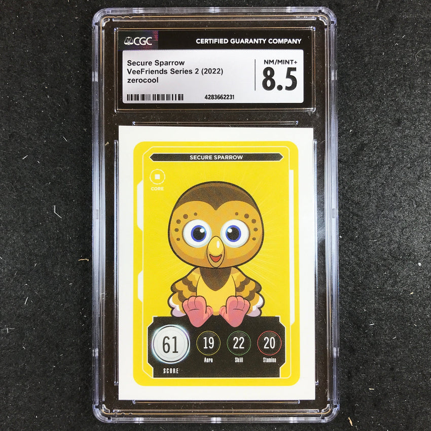 VeeFriends Series 2 Gary Vee Owned SECURE SPARROW Core CGC 8.5 (231)