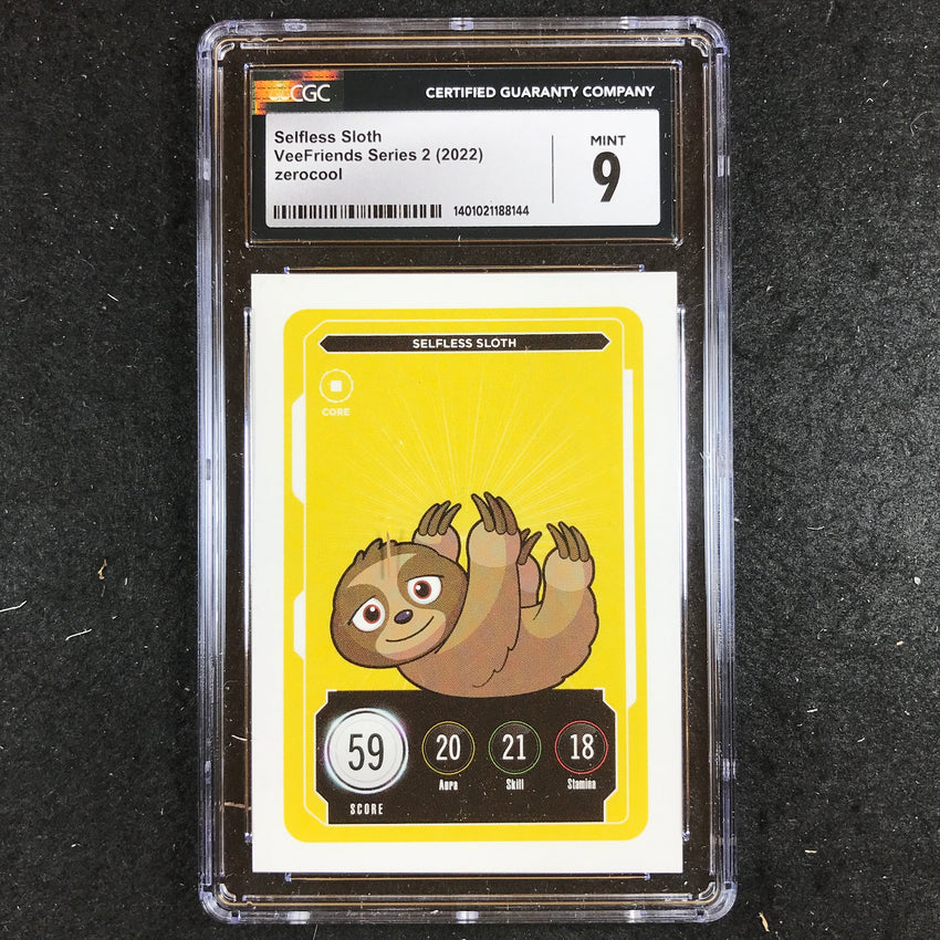 VeeFriends Series 2 SELFLESS SLOTH Core CGC 9 (144)