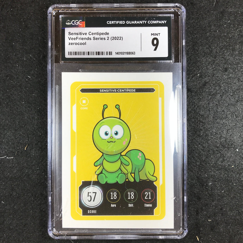 VeeFriends Series 2 SENSITIVE CENTIPEDE Core CGC 9 (063)