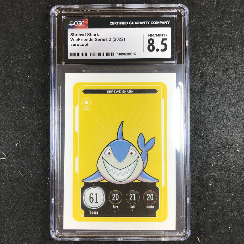 VeeFriends Series 2 SHREWD SHARK Core CGC 8.5 (112)