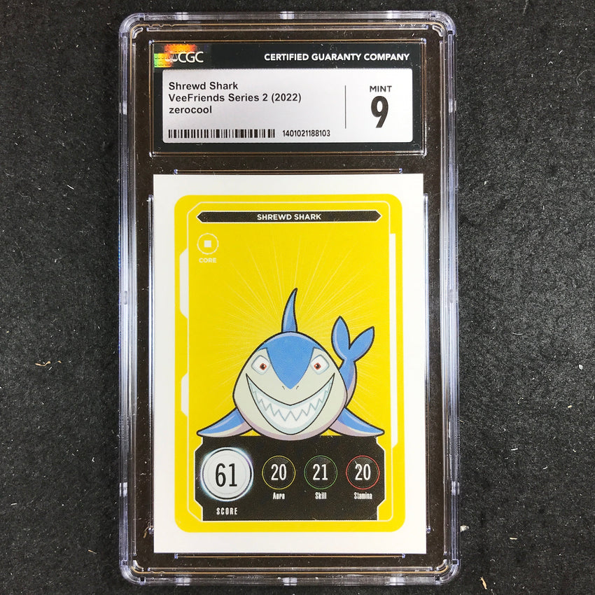 VeeFriends Series 2 SHREWD SHARK Core CGC 9 (103)