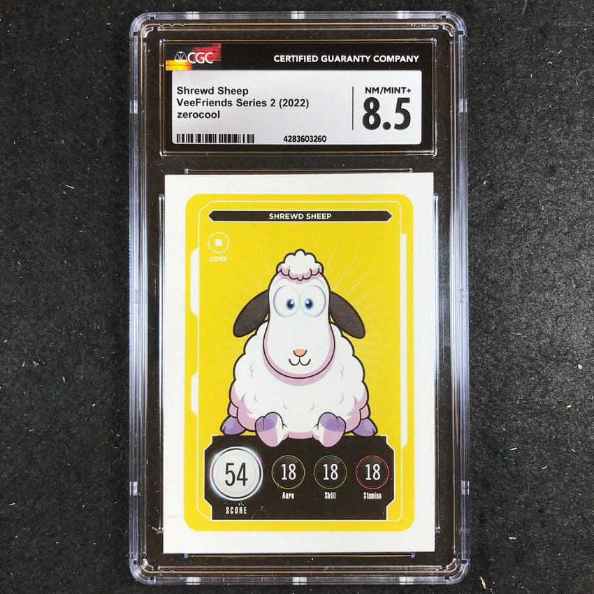 VeeFriends Series 2 Gary Vee Owned SHREWD SHEEP Core CGC 8.5 (260)