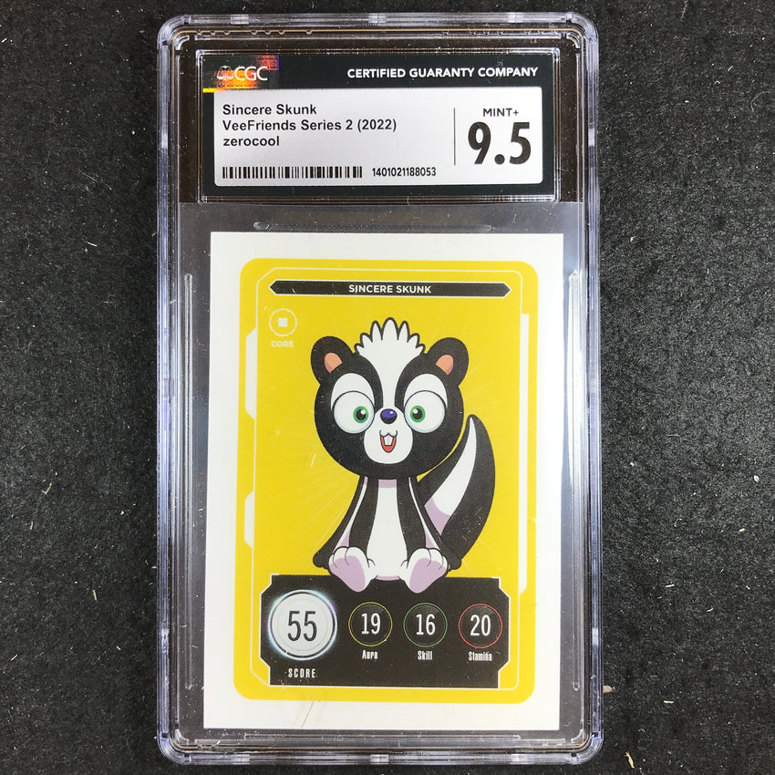 VeeFriends Series 2 SINCERE SKUNK Core CGC 9.5 (053)