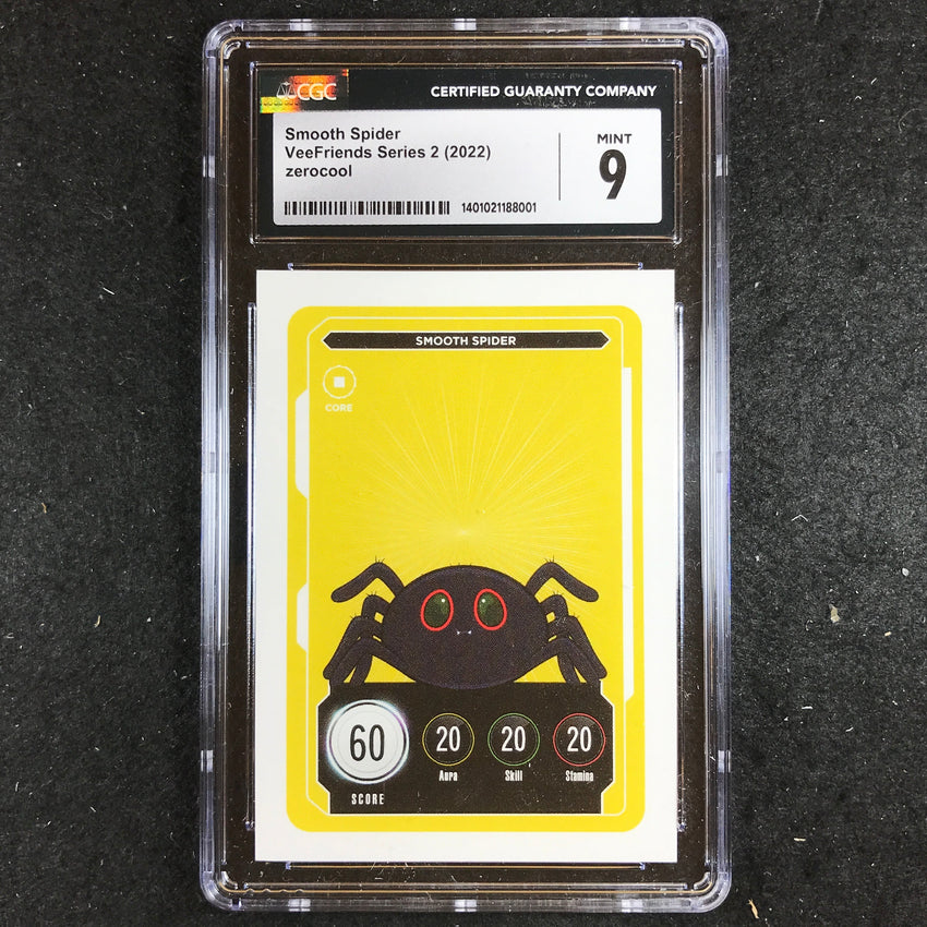 VeeFriends Series 2 SMOOTH SPIDER Core CGC 9 (001)