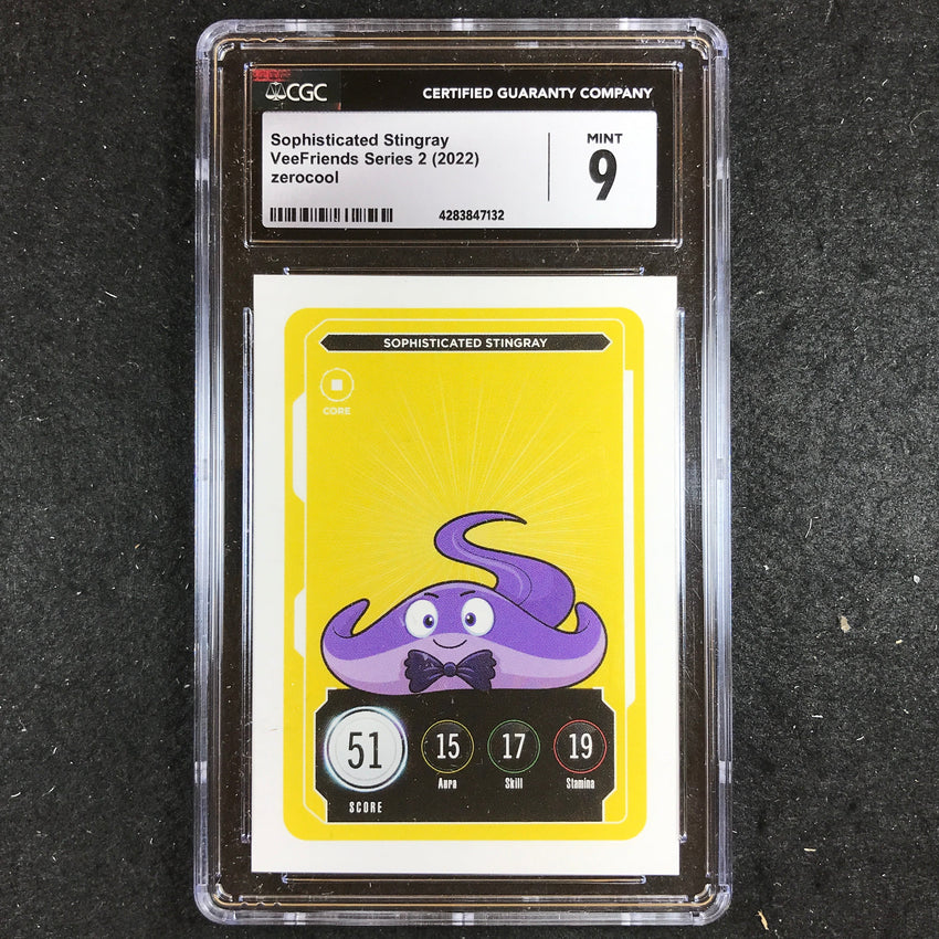 VeeFriends Series 2 Gary Vee Owned SOPHISTICATED STINGRAY Core CGC 9 (132)