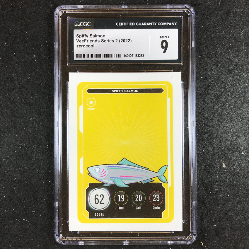 VeeFriends Series 2 SPIFFY SALMON Core CGC 9 (252)