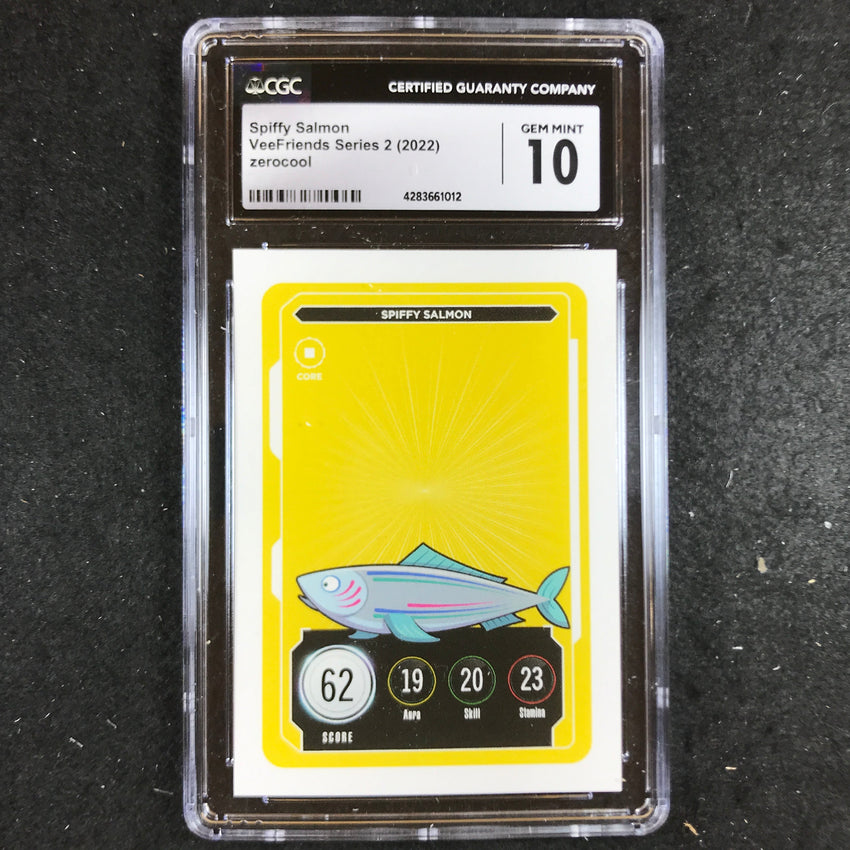VeeFriends Series 2 Gary Vee Owned SPIFFY SALMON Core CGC 10 (012)