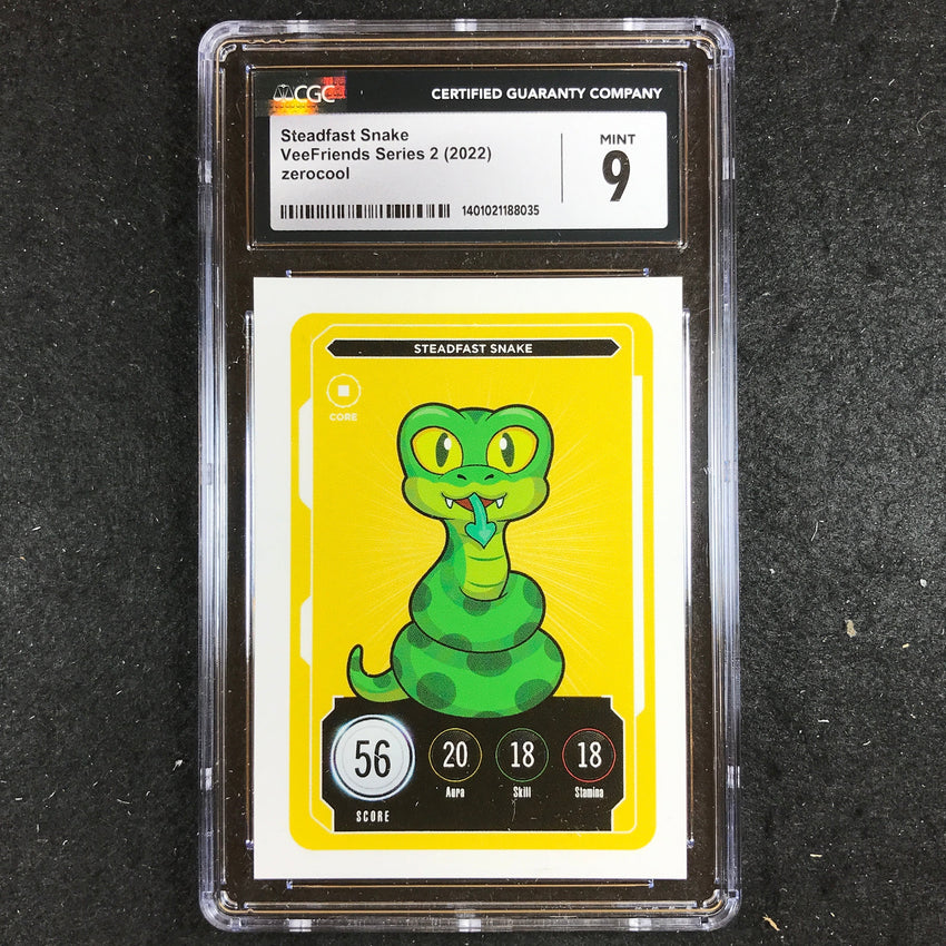 VeeFriends Series 2 STEADFAST SNAKE Core CGC 9 (035)