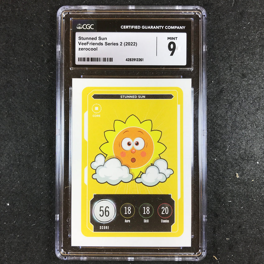 VeeFriends Series 2 Gary Vee Owned STUNNED SUN Core CGC 9 (261)