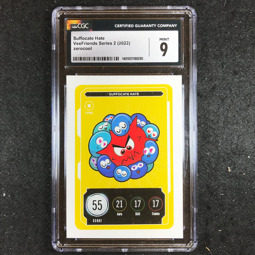 VeeFriends Series 2 SUFFOCATE HATE Core CGC 9 (280)
