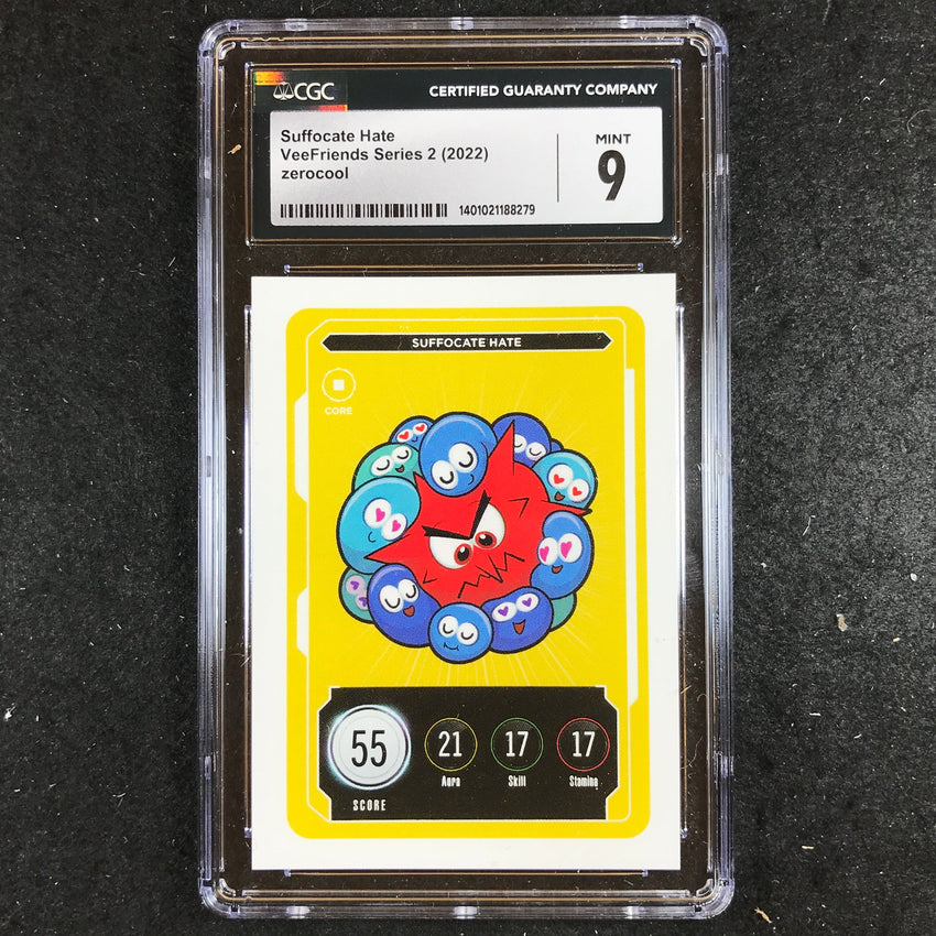 VeeFriends Series 2 SUFFOCATE HATE Core CGC 9 (279)