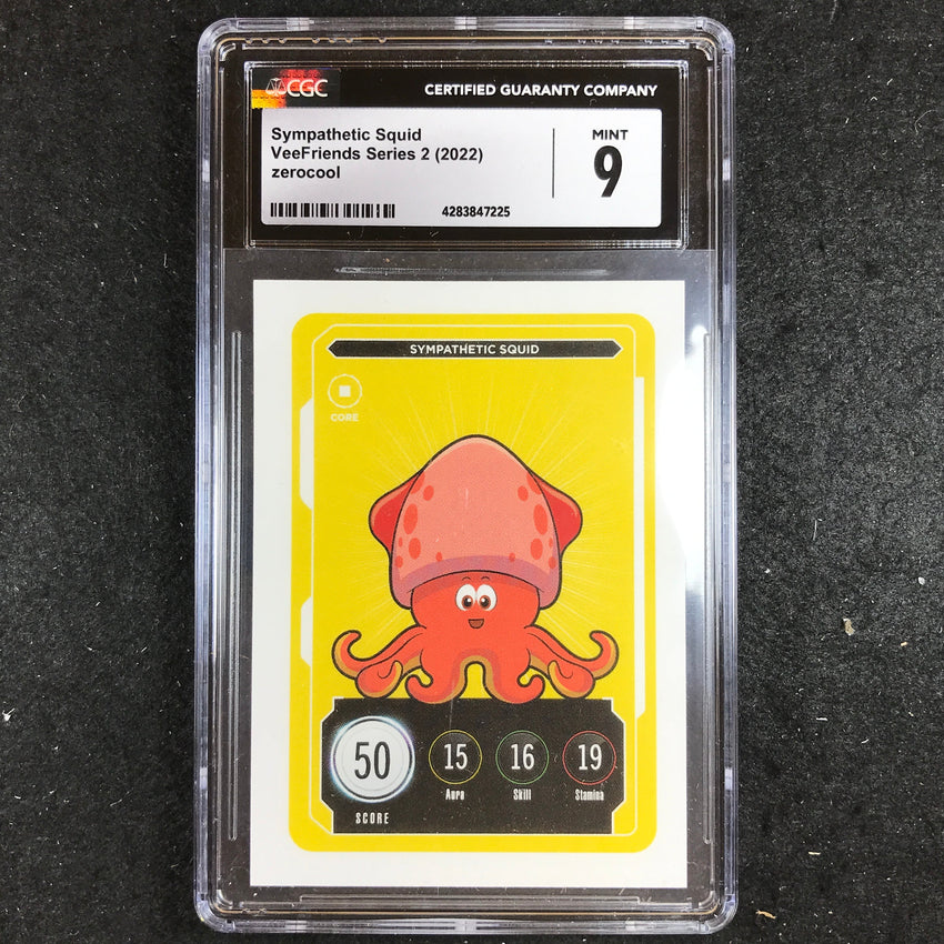 VeeFriends Series 2 Gary Vee Owned SYMPATHETIC SQUID Core CGC 9 (225)