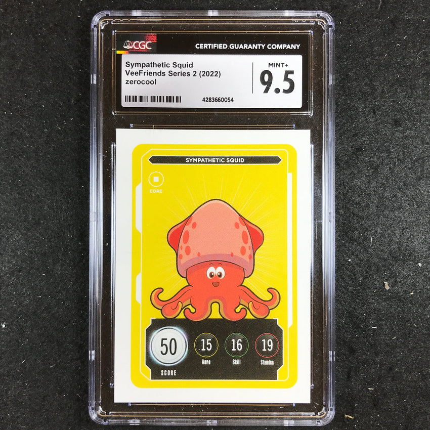 VeeFriends Series 2 Gary Vee Owned SYMPATHETIC SQUID Core CGC 9.5 (054)