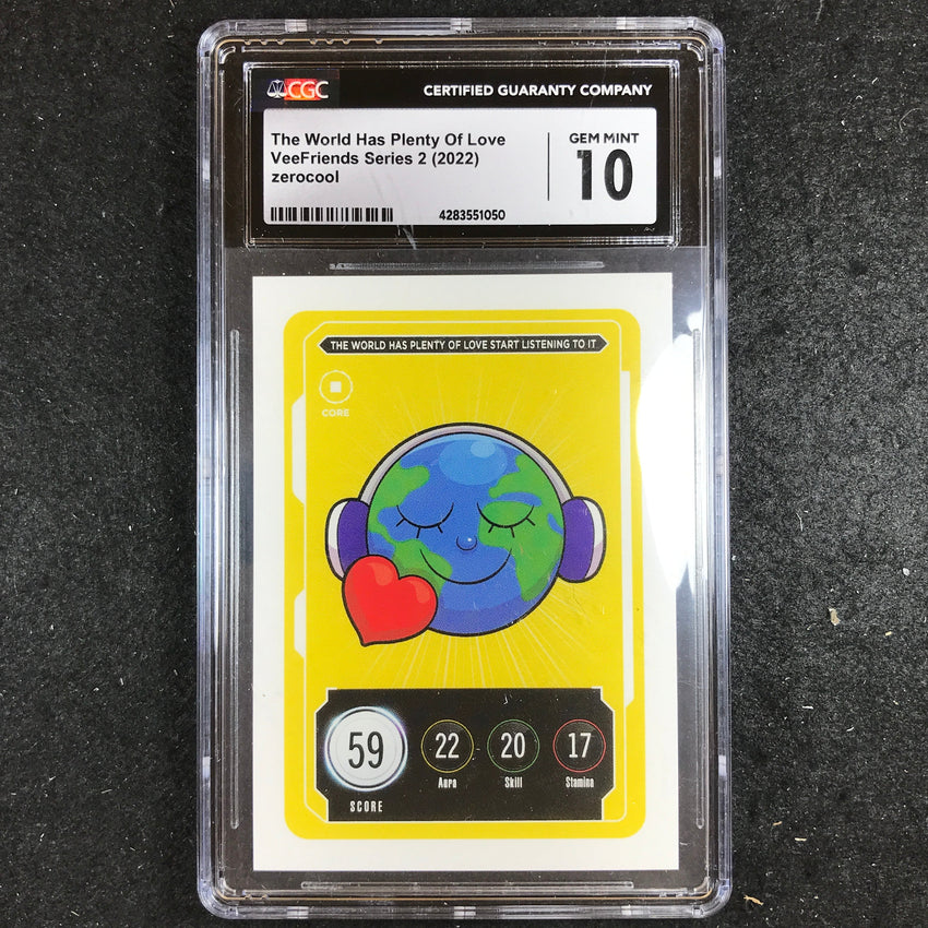 VeeFriends Series 2 Gary Vee Owned THE WORLD HAS PLENTY OF LOVE Core CGC 10 (050)