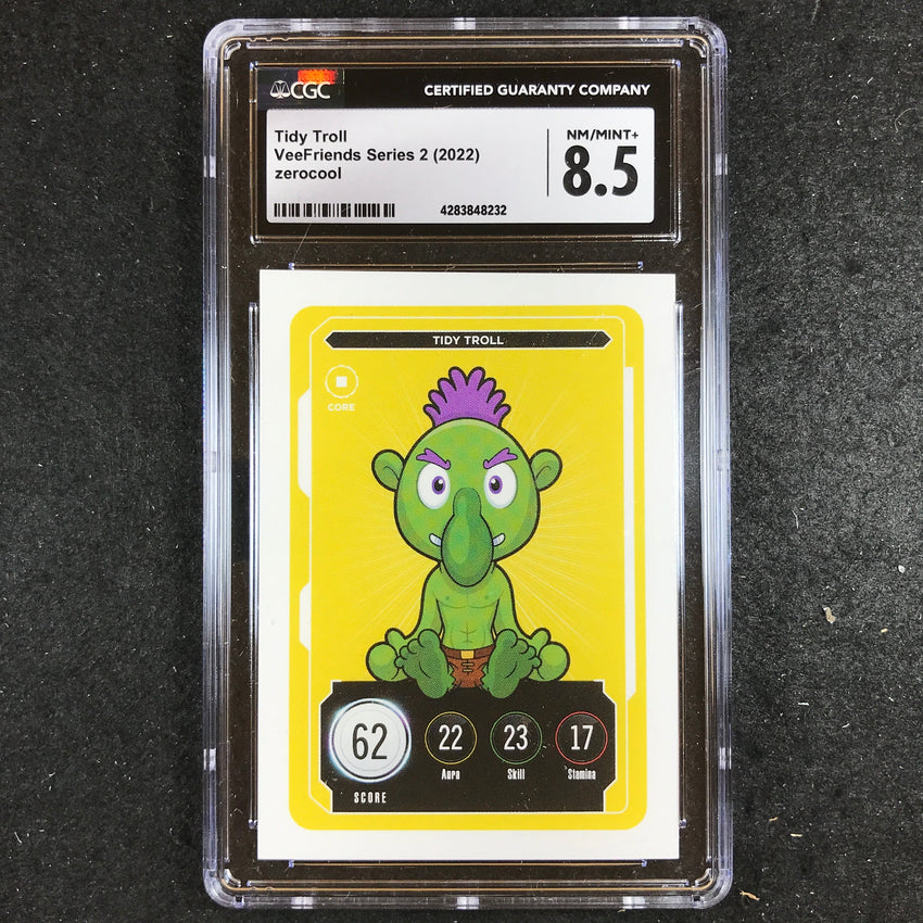VeeFriends Series 2 Gary Vee Owned TIDY TROLL Core CGC 8.5 (232)