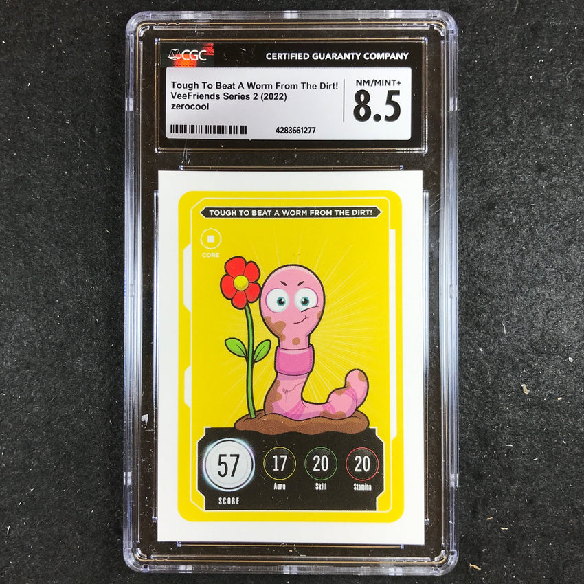 VeeFriends S2 Gary Vee Owned TOUGH TO BEAT A WORM FROM THE DIRT Core CGC 8.5 (277)