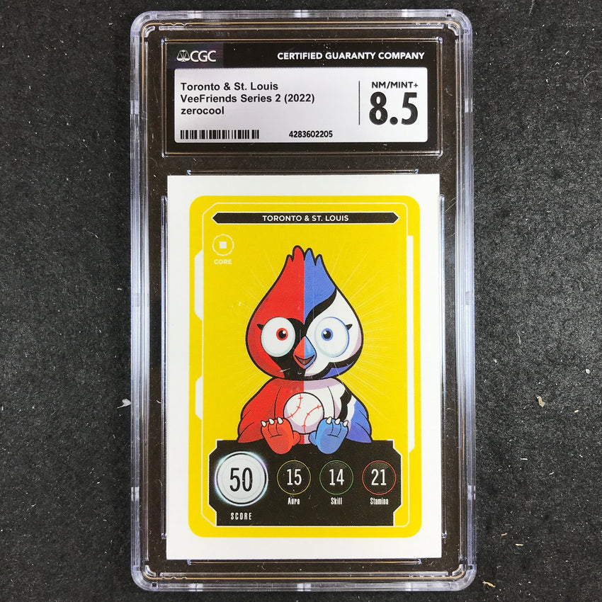 VeeFriends Series 2 Gary Vee Owned TORONTO & ST. LOUIS Core CGC 8.5 (205)
