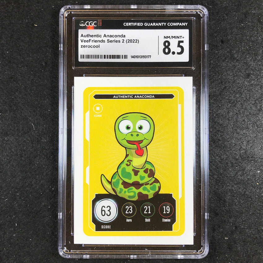 VeeFriends Series 2 AUTHENTIC ANACONDA Core CGC 8.5 (177)