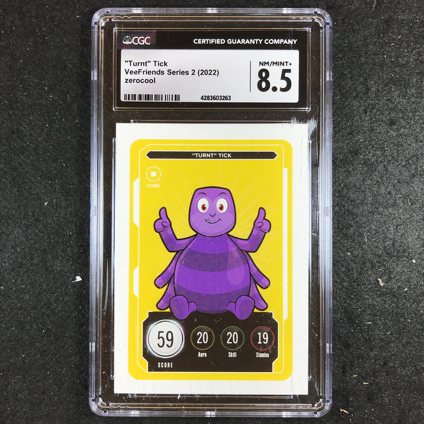 VeeFriends Series 2 Gary Vee Owned "TURNT" TICK Core CGC 8.5 (263)