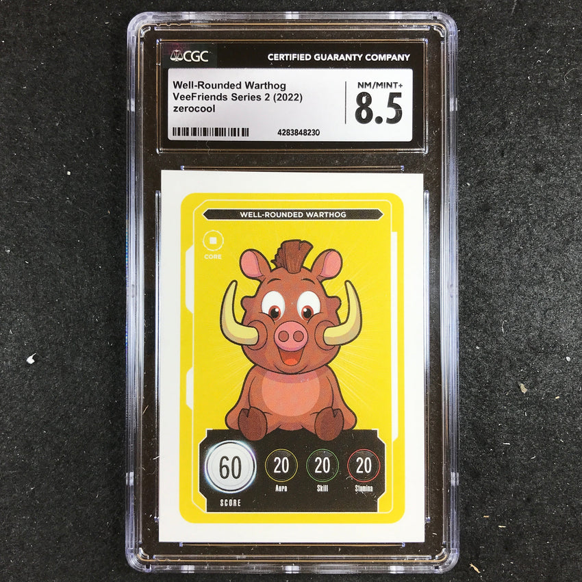 VeeFriends Series 2 Gary Vee Owned WELL-ROUNDED WARTHOG Core CGC 8.5 (230)