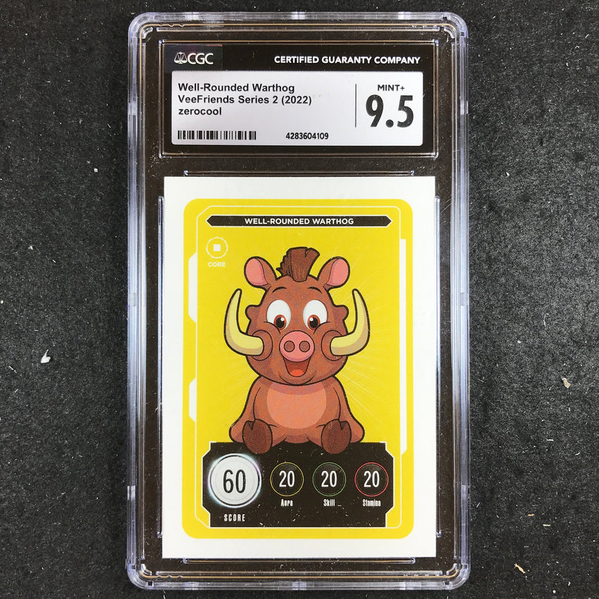 VeeFriends Series 2 Gary Vee Owned WELL-ROUNDED WARTHOG Core CGC 9.5 (109)