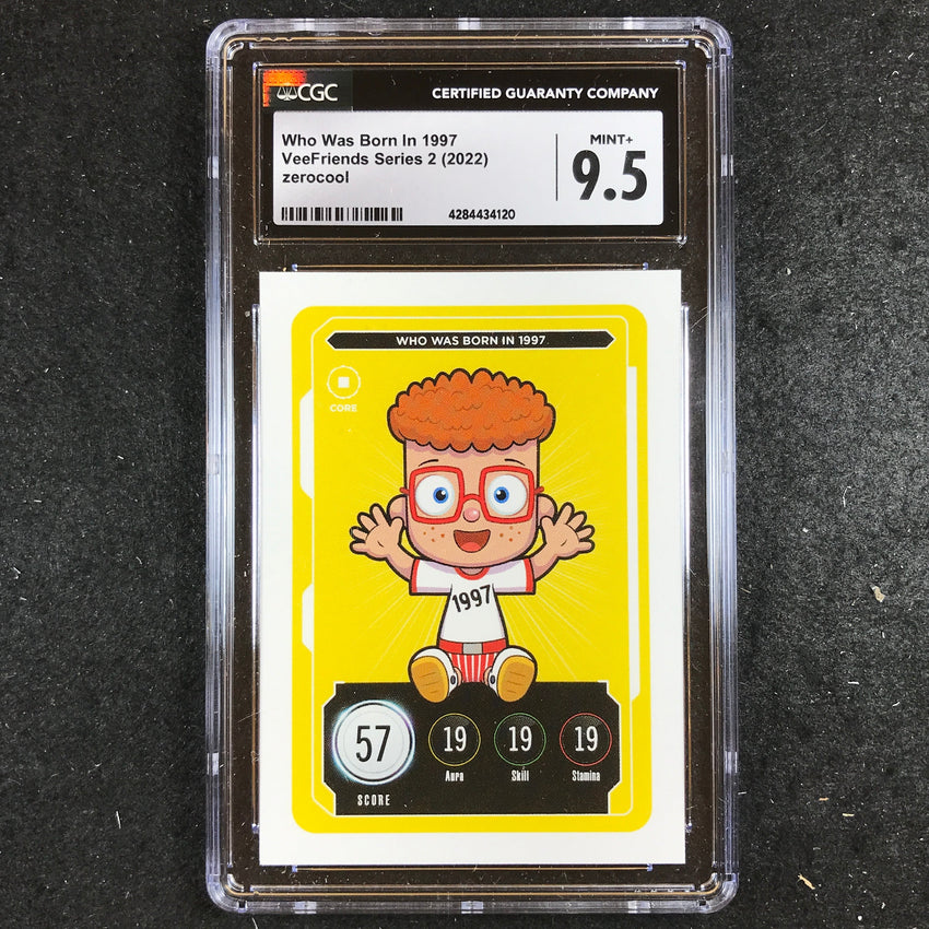 VeeFriends Series 2 Gary Vee Owned WHO WAS BORN IN 1997 Core CGC 9.5 (120)