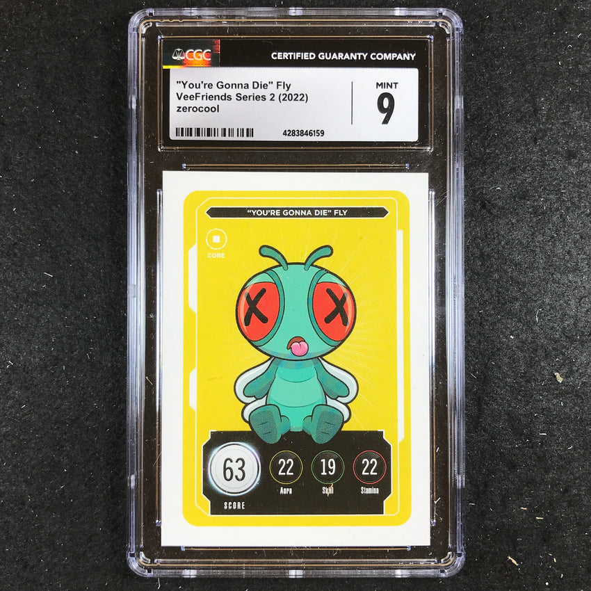 VeeFriends Series 2 Gary Vee Owned YOU'RE GONNA DIE FLY Core CGC 9 (159)