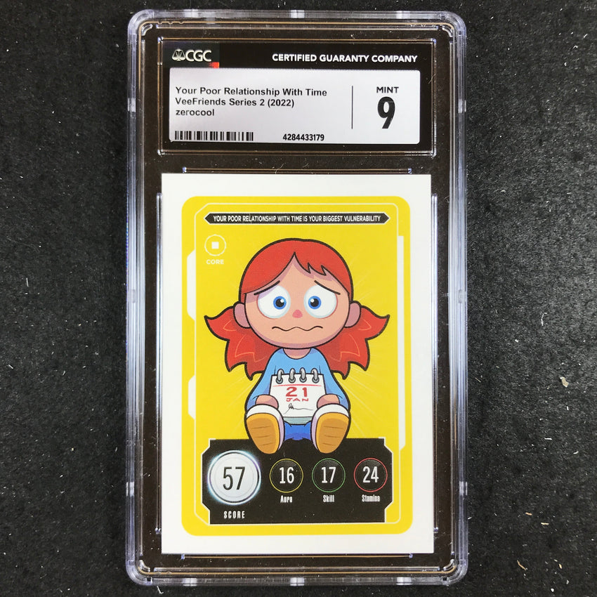 VeeFriends S2 Gary Vee Owned YOUR POOR RELATIONSHIP WITH TIME Core CGC 9 (179)