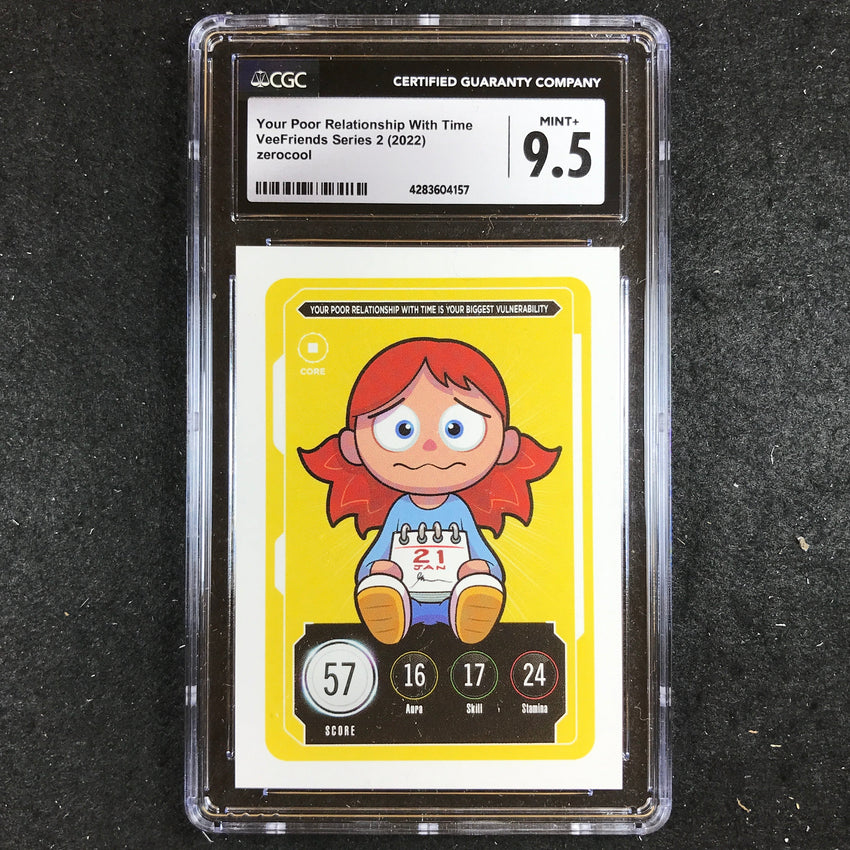 VeeFriends S2 Gary Vee Owned YOUR POOR RELATIONSHIP WITH TIME Core CGC 9.5 (157)