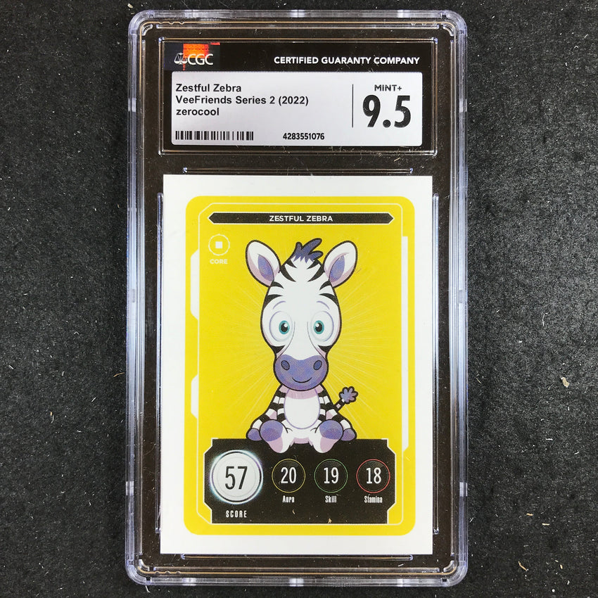 VeeFriends Series 2 Gary Vee Owned ZESTFUL ZEBRA Core CGC 9.5 (076)