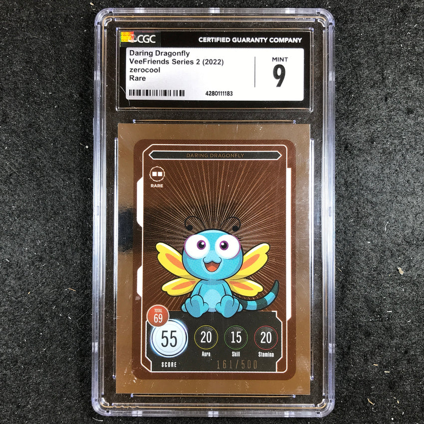 VeeFriends Series 2 Gary Vee Owned DARING DRAGONFLY Rare 161/500 CGC 9 (183)