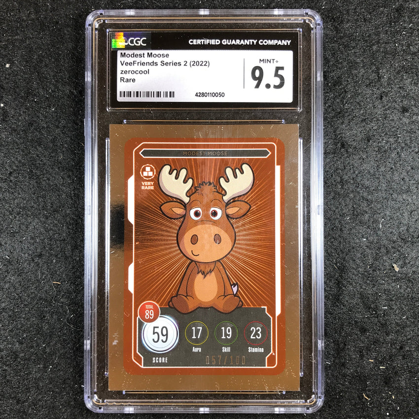 VeeFriends Series 2 Gary Vee Owned MODEST MOOSE Very Rare 57/100 CGC 9.5 (050)