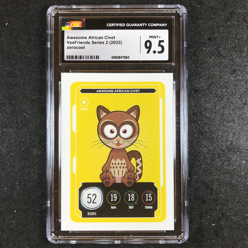 VeeFriends Series 2 Gary Vee Owned AWESOME AFRICAN CIVET Core CGC 9.5 (063)